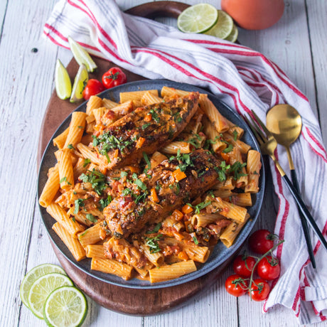 Cajun Fish with Cajun Pasta