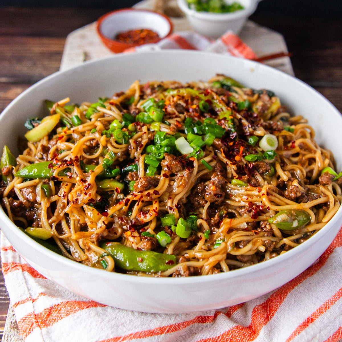 Mongolian Ground Beef Noodles - Sealand Quality Foods