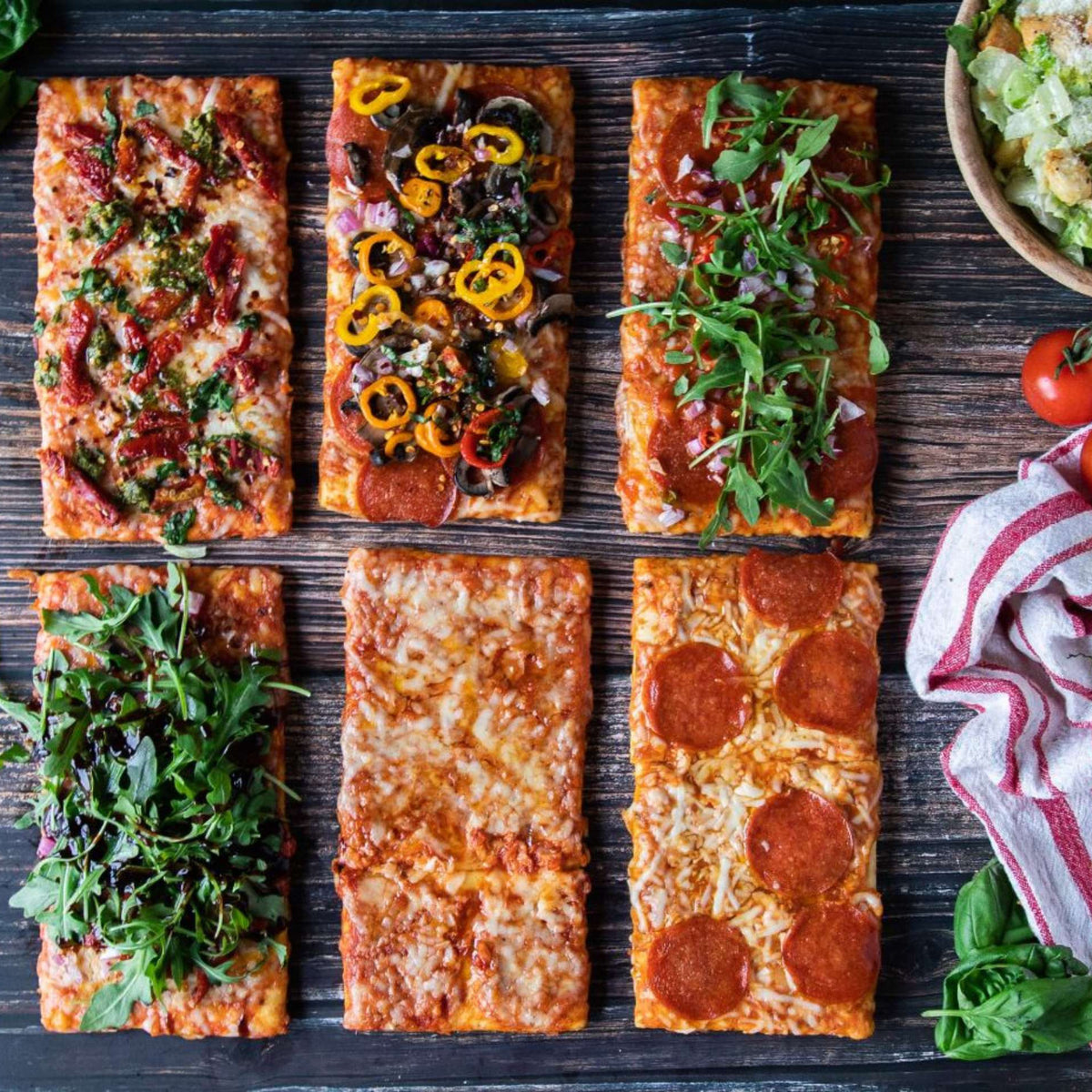 Wood Fired Personal Pizzas with Toppings – Sealand Quality Foods