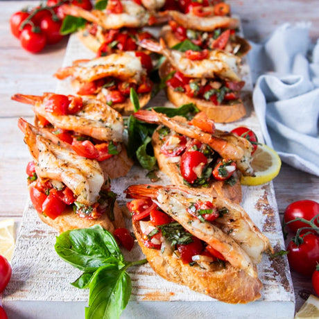 Grilled Shrimp Bruschetta - Sealand Quality Foods