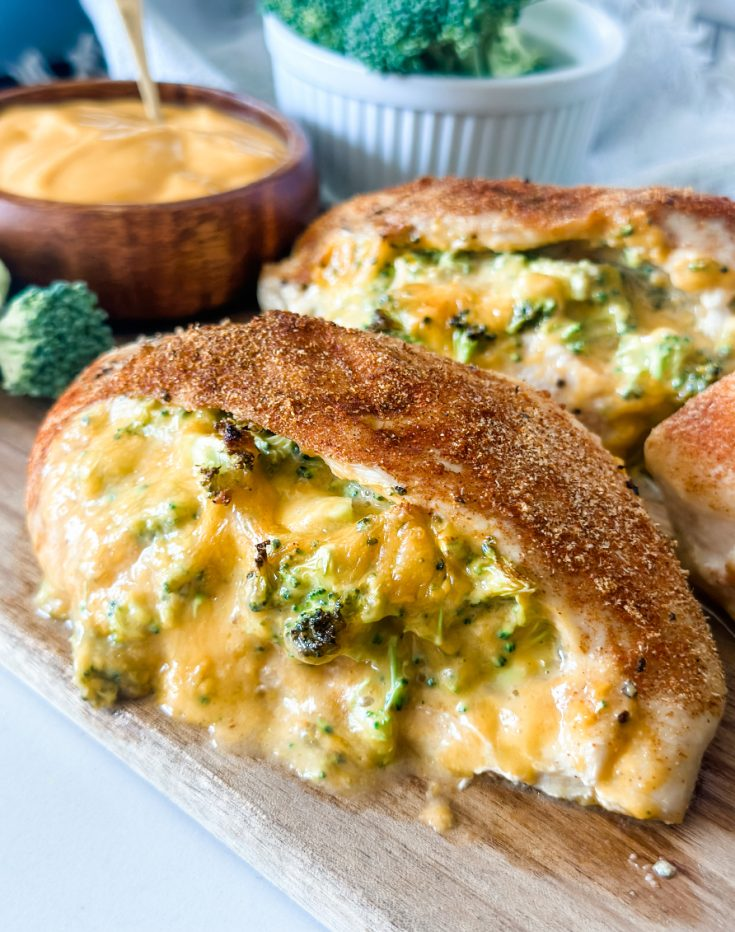 Chicken Roulade with Broccoli & Cheddar