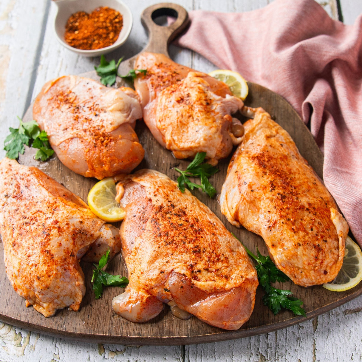 Seasoned Skin On BBQ Chicken Breasts - Sealand Quality Foods