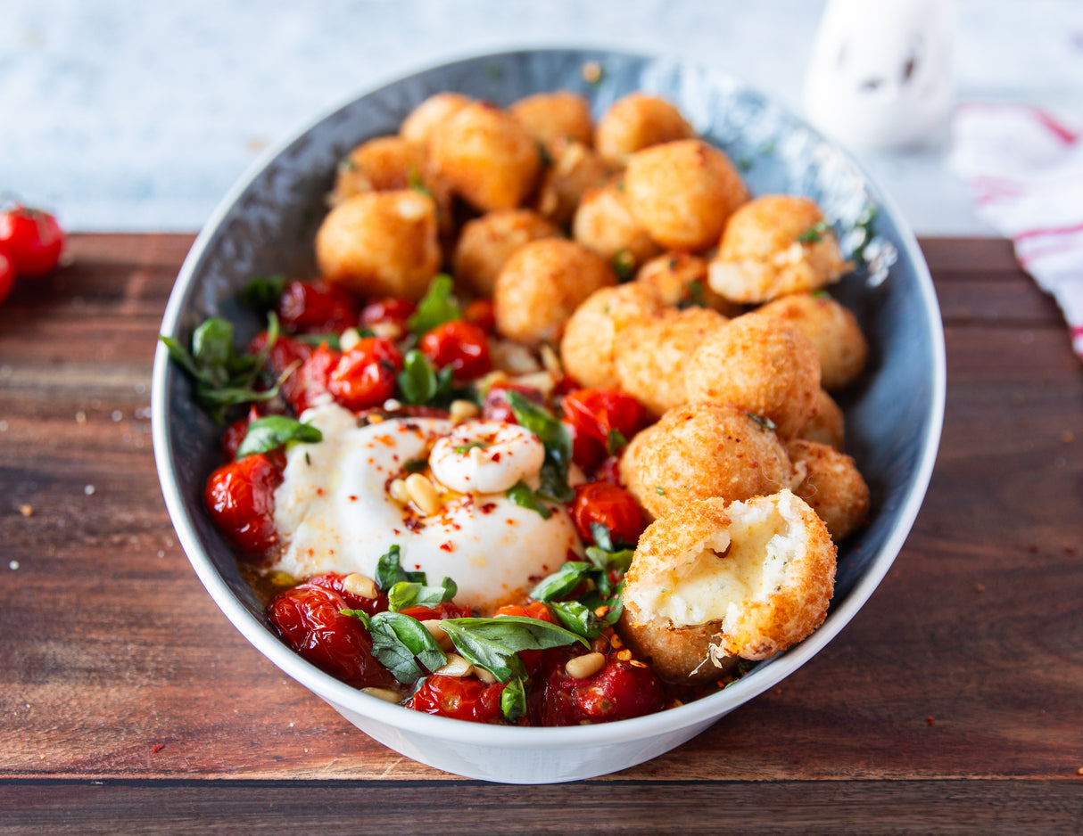 Mini Arancini Balls & Braised Beef, Horseradish Mashed Potato Mini Tarts