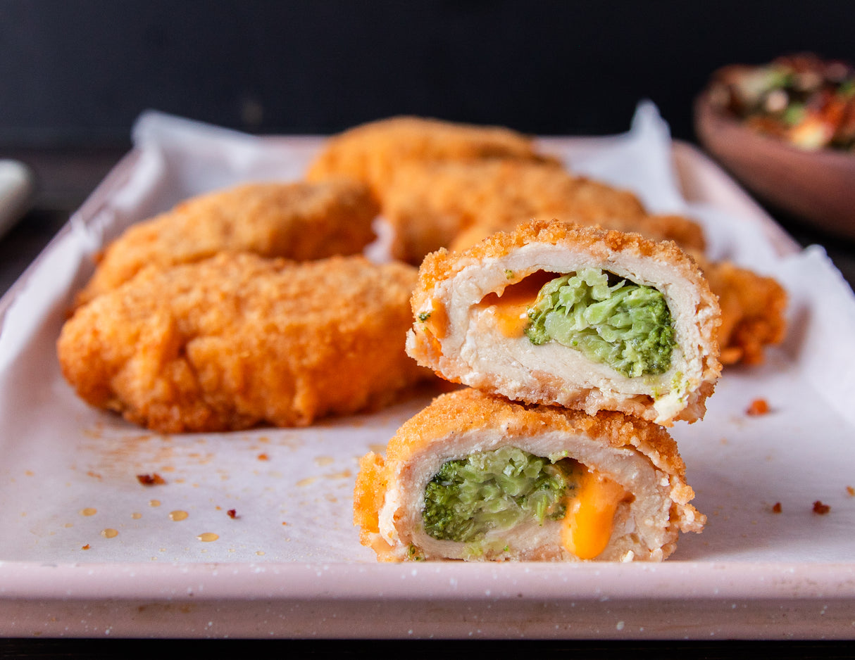 Chicken Roulade with Broccoli & Cheddar