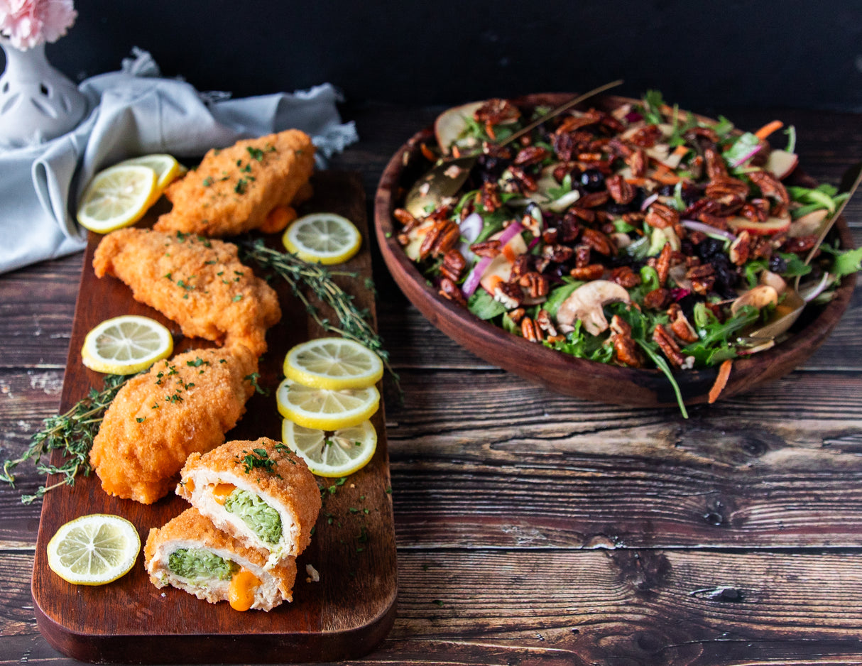 Chicken Roulade with Broccoli & Cheddar
