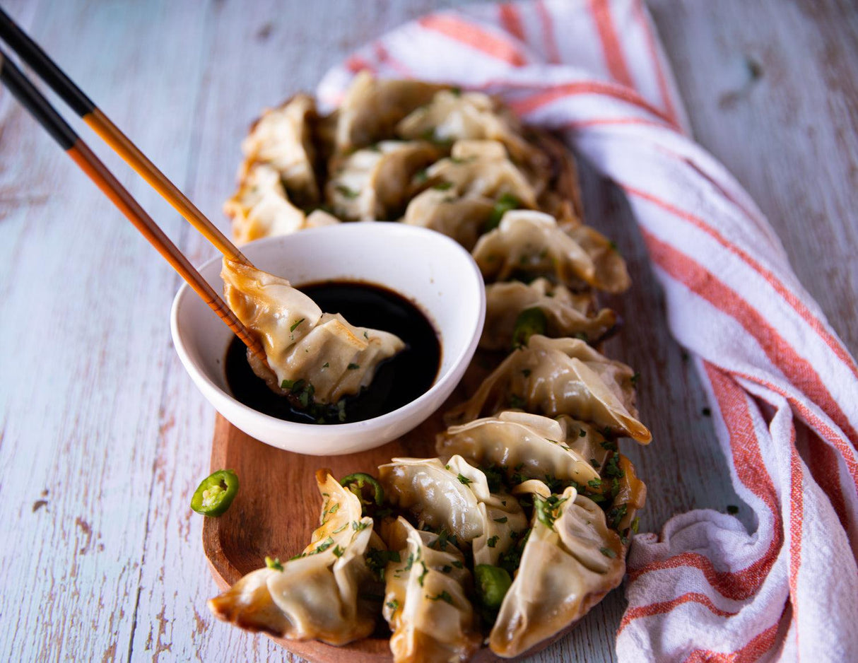 Chicken and Vegetable Dumpling Gyozas - Sealand Quality Foods