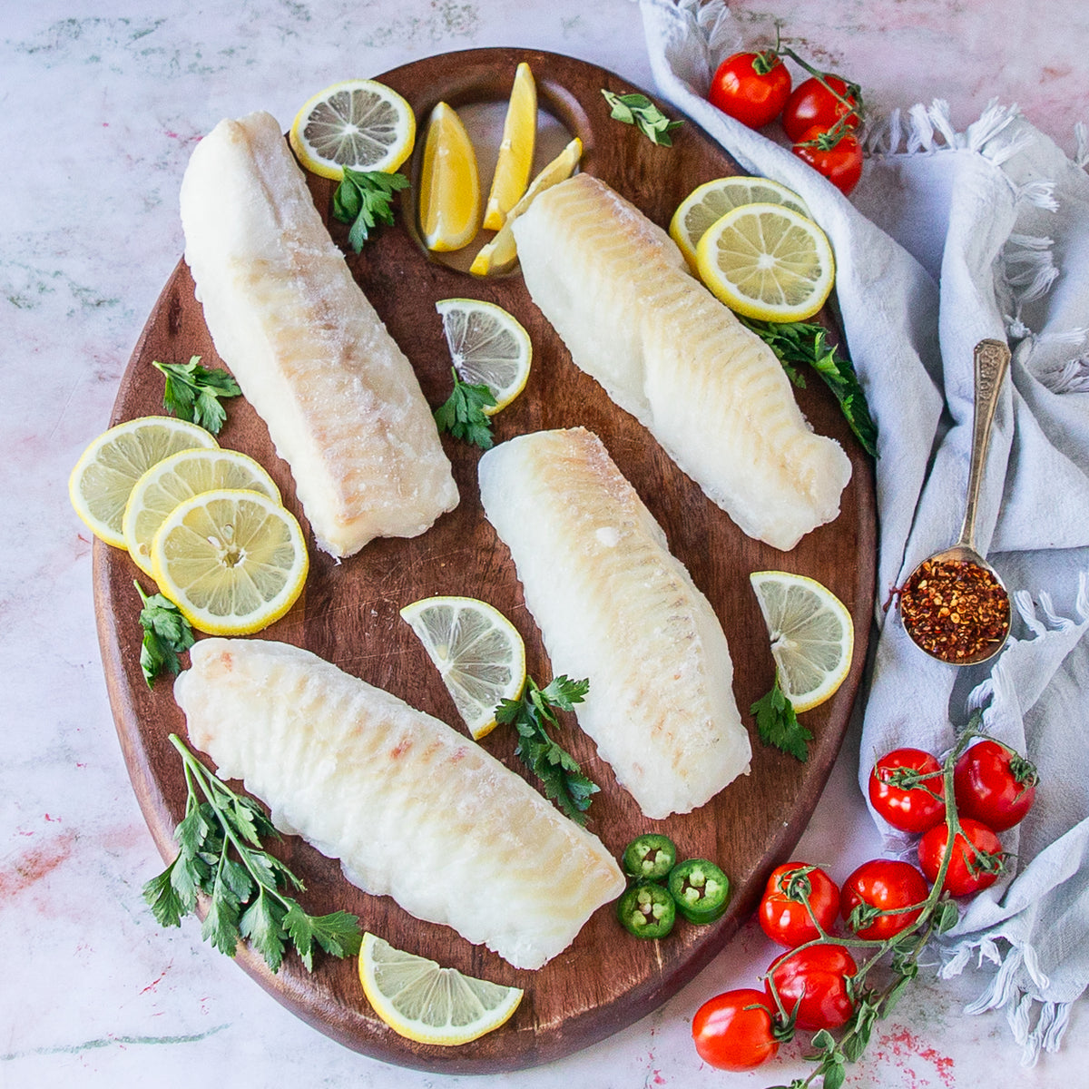 Premium Cut Atlantic Cod Loins | Sealand Quality Foods