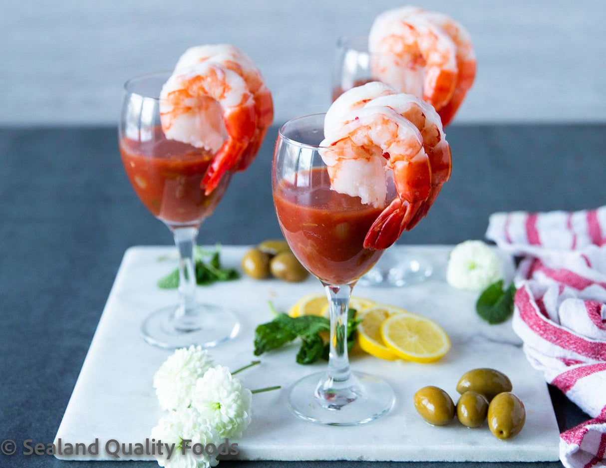 Extra Large Cooked Black Tiger Shrimp - Sealand Quality Foods