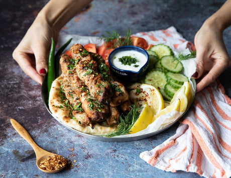 Fully Cooked Pork Souvlaki Skewers - Sealand Quality Foods