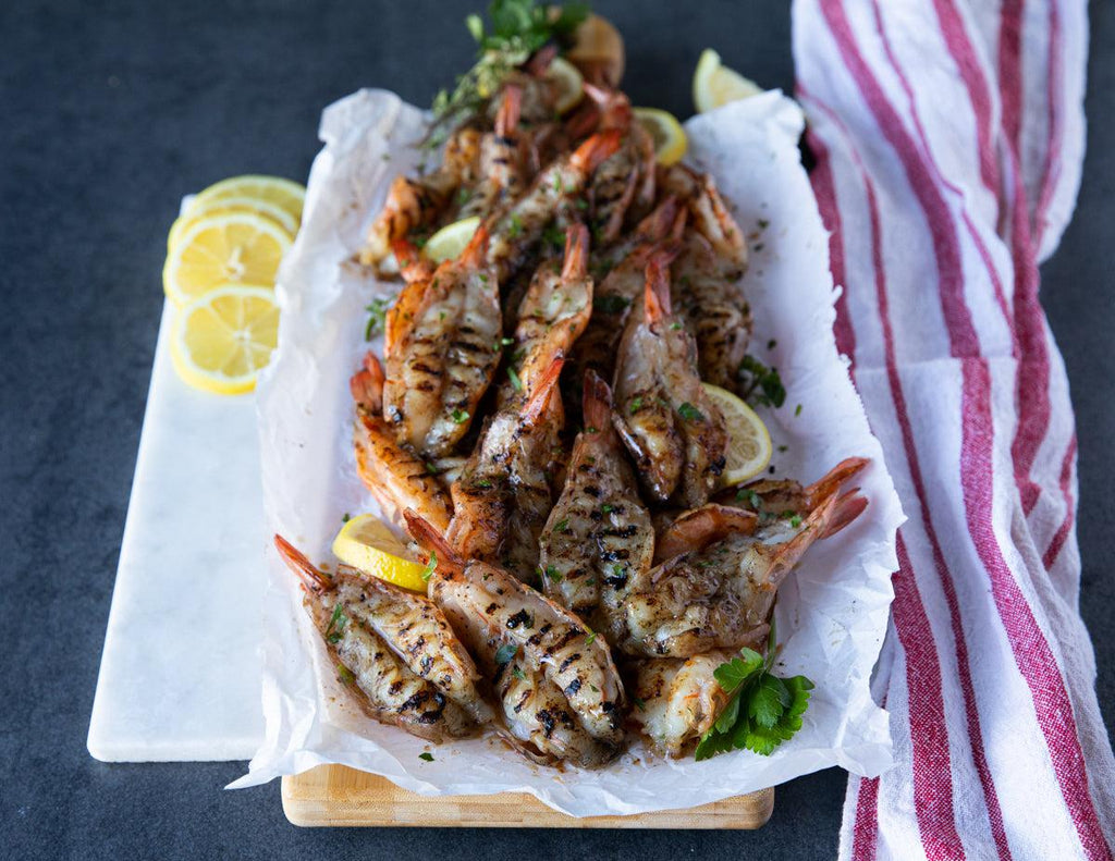 Herb and Garlic Butterfly Shrimp