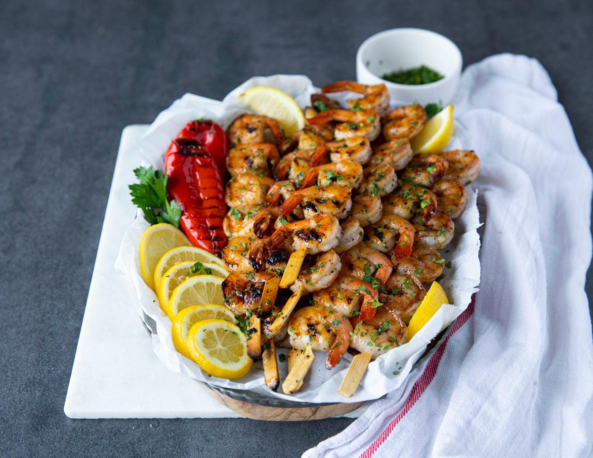 Herb and Garlic Shrimp Skewers - Sealand Quality Foods