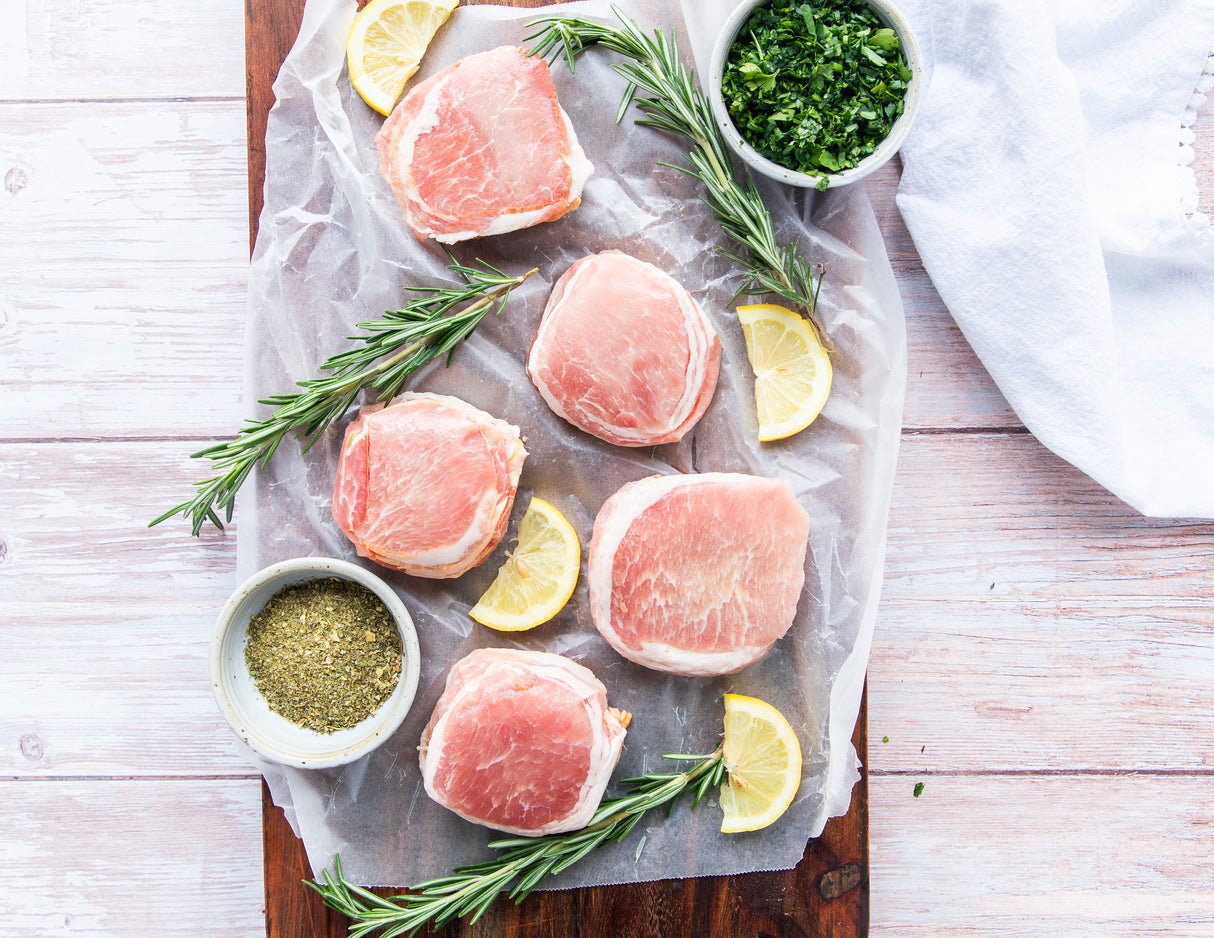 Bacon Wrapped Pork Tenderloins