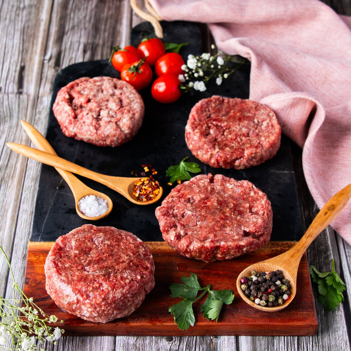 Handmade Beef Burgers - Sealand Quality Foods