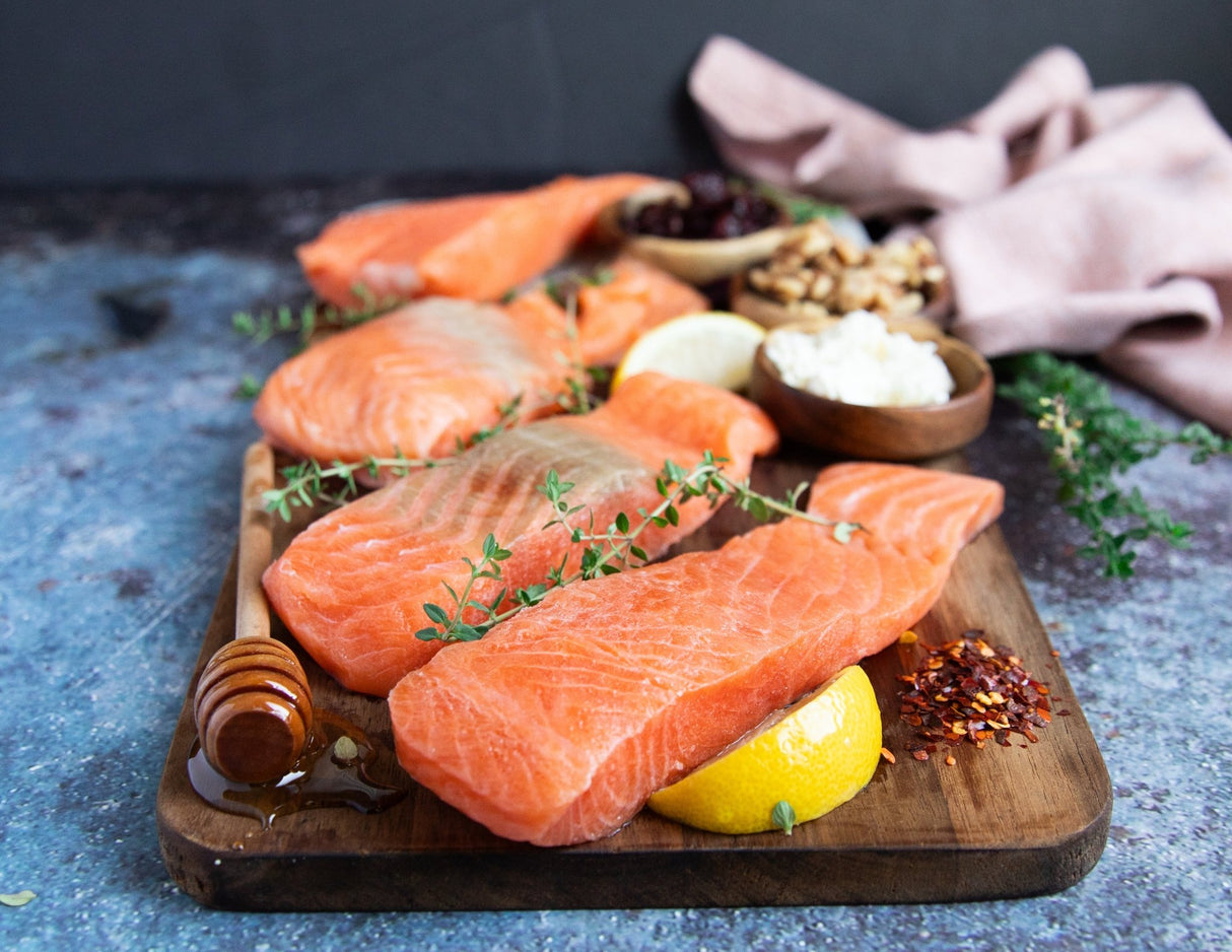 Skinless Centre Cut Norwegian Steelhead Salmon - Sealand Quality Foods