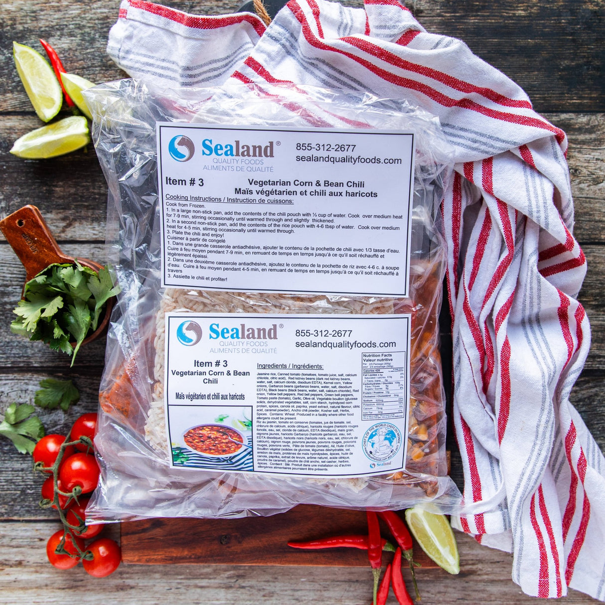 Vegetarian Ready in Minutes Variety Box - Sealand Quality Foods