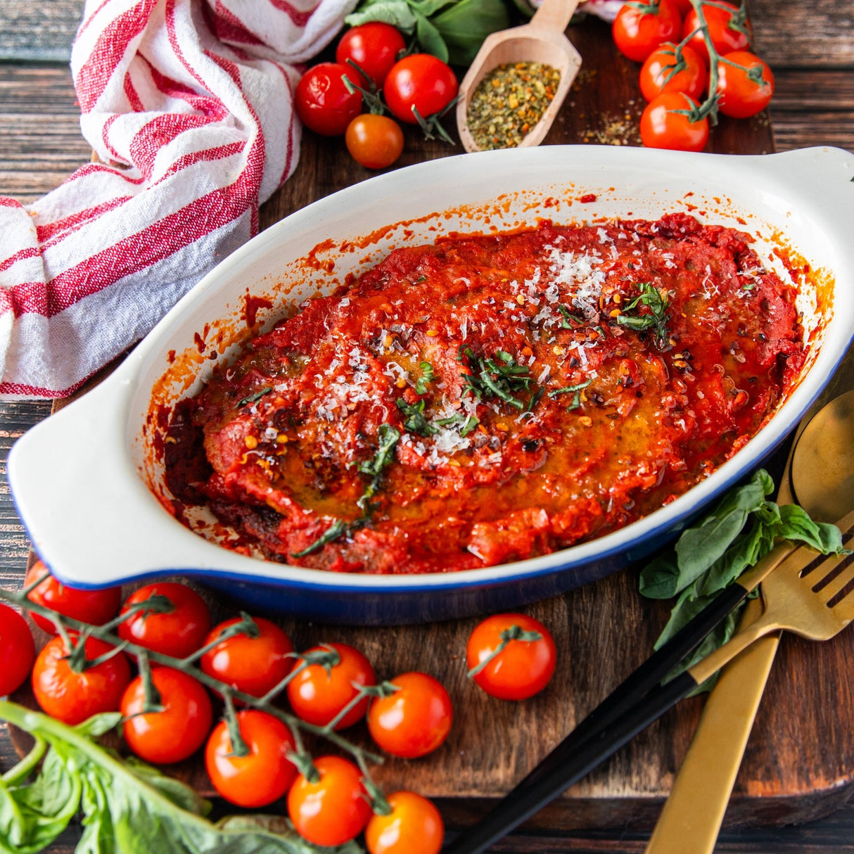 Breaded Veal Parmesan in Tomato Sauce - Sealand Quality Foods