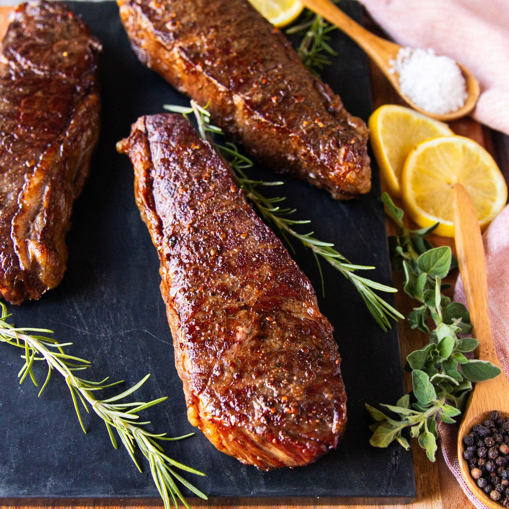Wagyu Striploin Steaks - 10oz - End Cut - Sealand Quality Foods