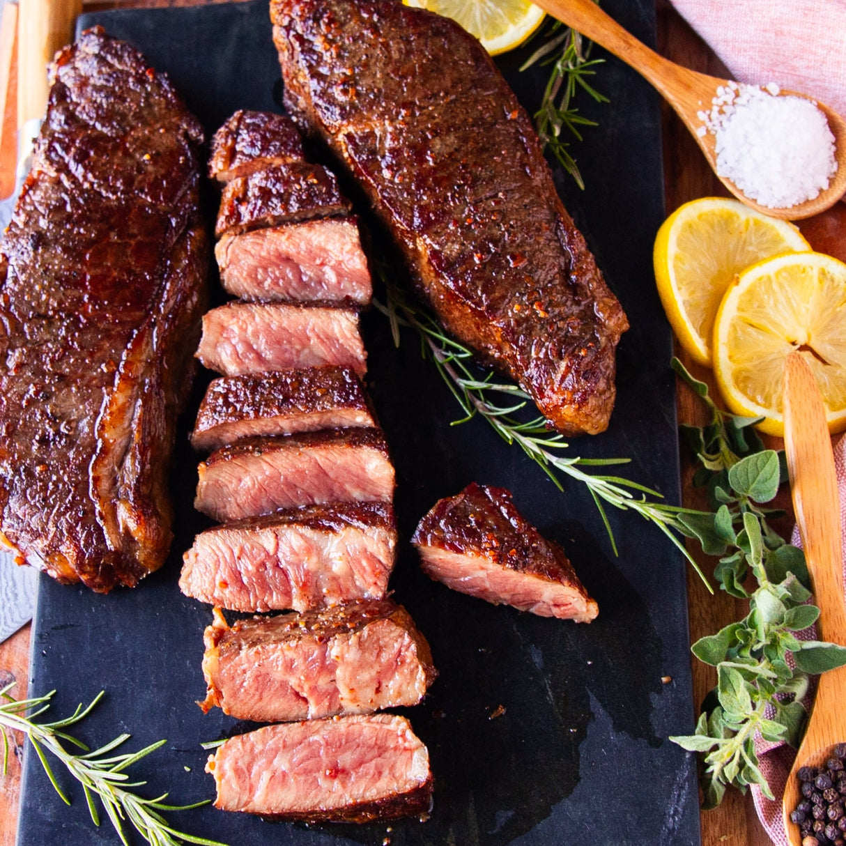Wagyu Striploin Steaks - 10oz - End Cut - Sealand Quality Foods