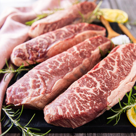 Wagyu Striploin Steaks - 10oz - End Cut - Sealand Quality Foods