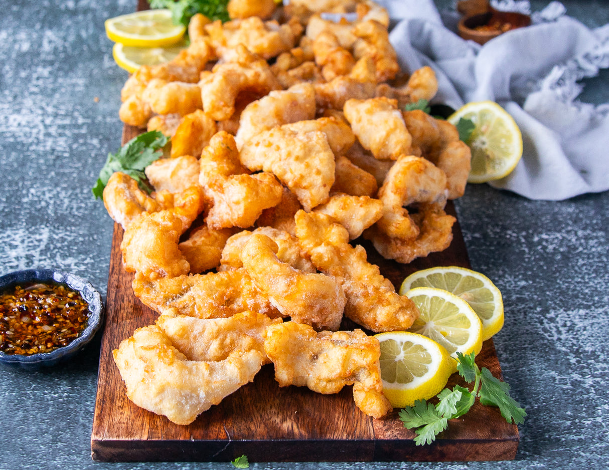 Battered Walleye Bites
