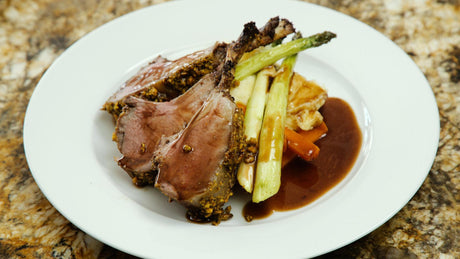 Pistachio Crusted Rack of Lamb