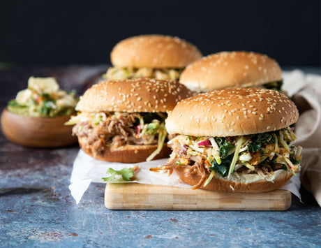 Crunchy Kale Slaw with Sealand Pulled Pork - Sealand Quality Foods
