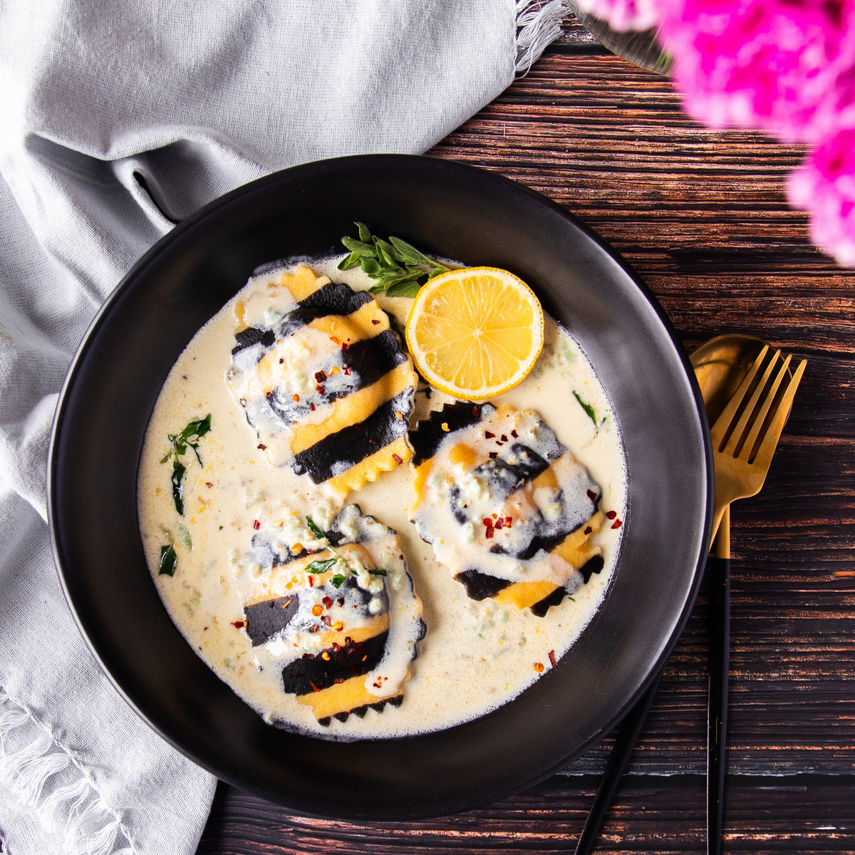 Lobster Ravioli with Creamy Lemon Butter Sauce – Sealand Quality Foods