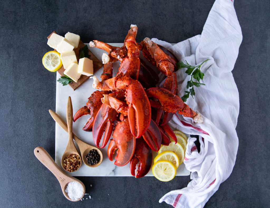 Sealand baked lobster claws with seasoning