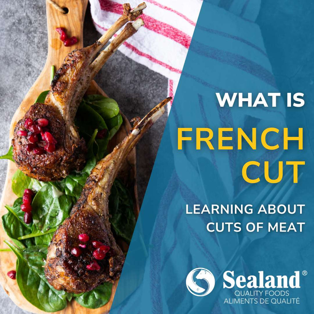 Article cover image showing French cut lamb chops with article title overlaid