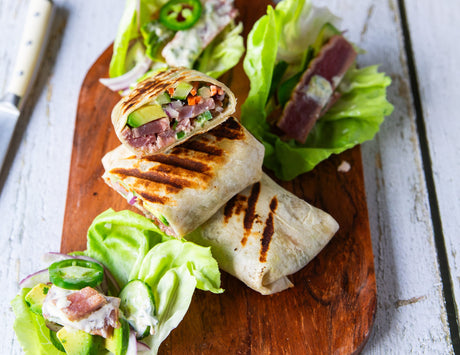 Ahi Tuna Wraps