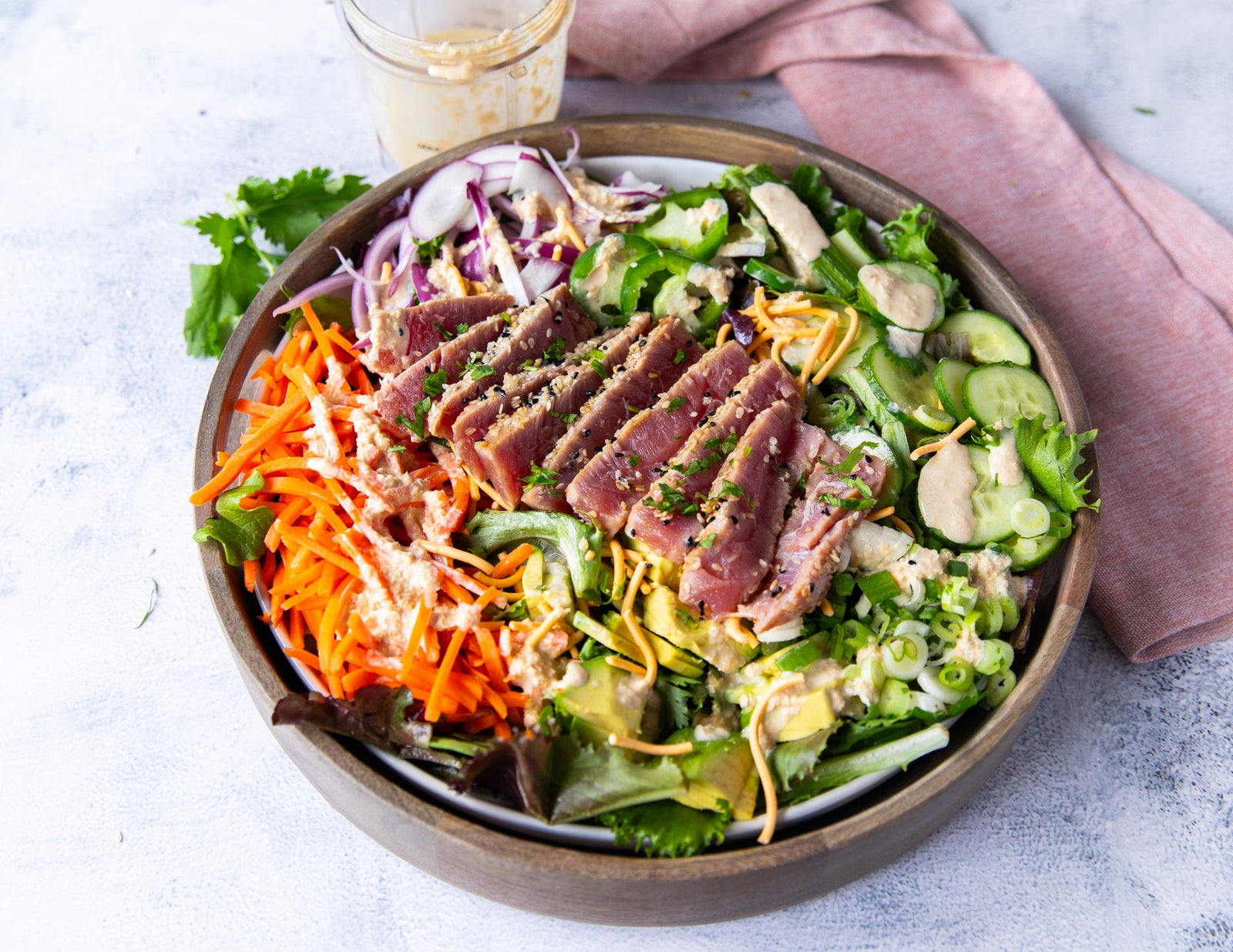 Ahi Tuna Salad With Goma Dressing - Sealand Quality Foods