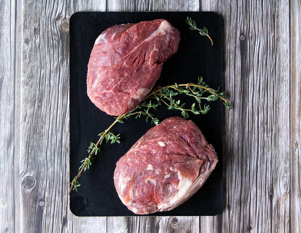 Raw 6oz Filet Mignon Steaks from Sealand Quality Foods.