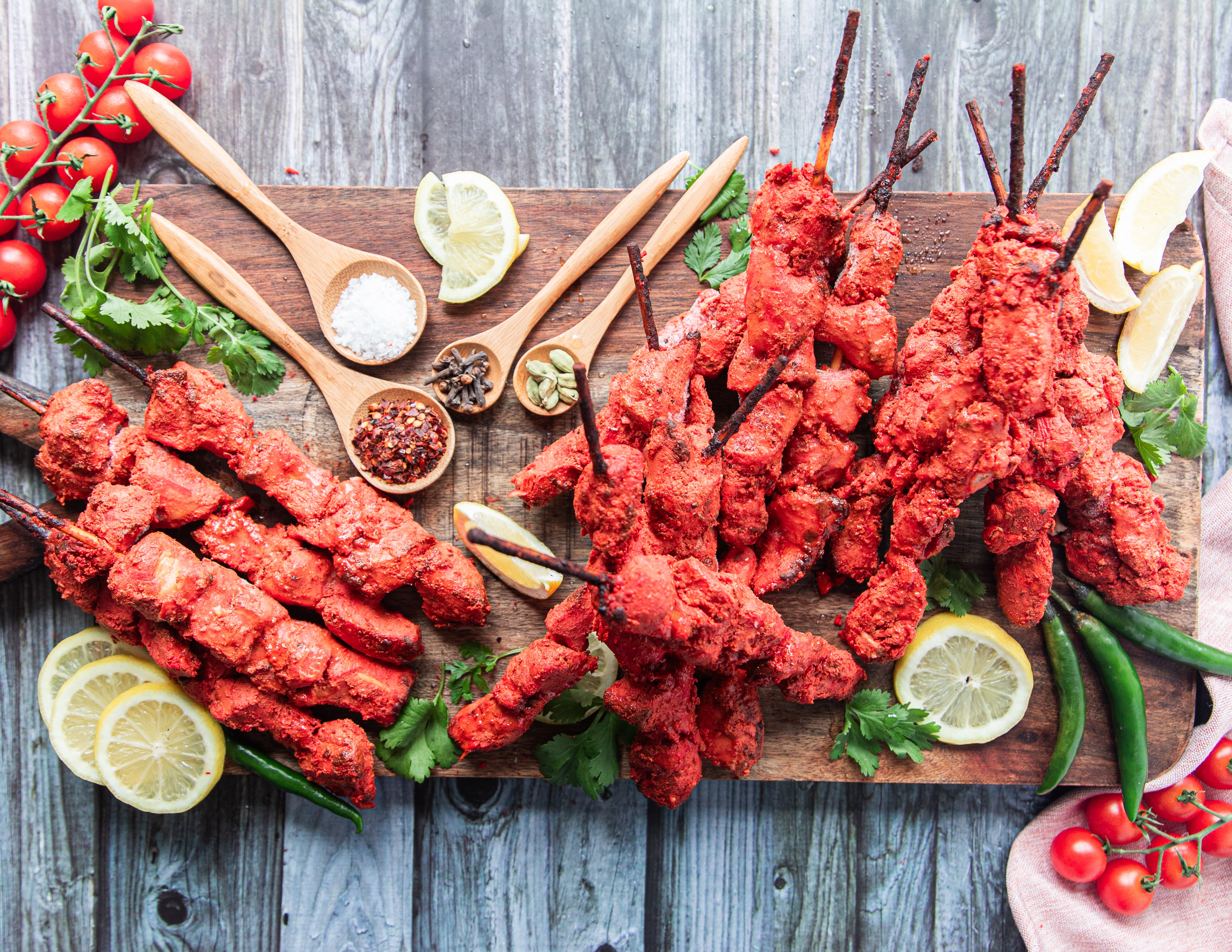 Tandoori Chicken Skewers | Order Online For Free Delivery