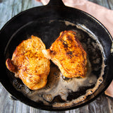 Seasoned Skin On BBQ Chicken Breasts