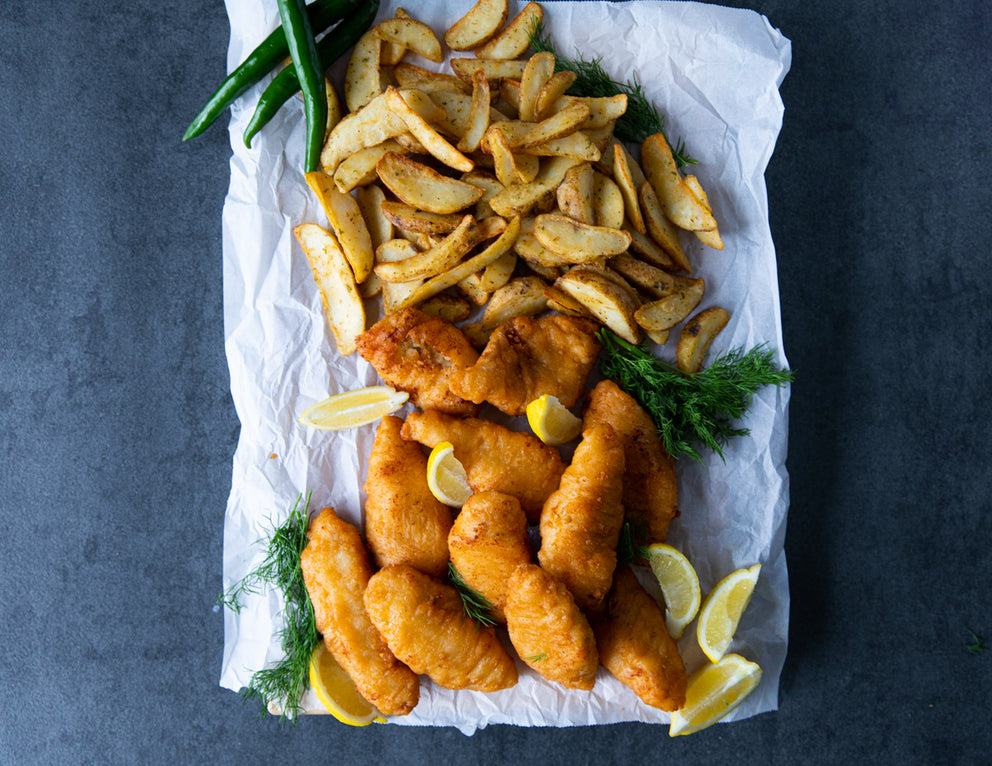 Sealand Quality Foods Battered Haddock Fillets with Fries