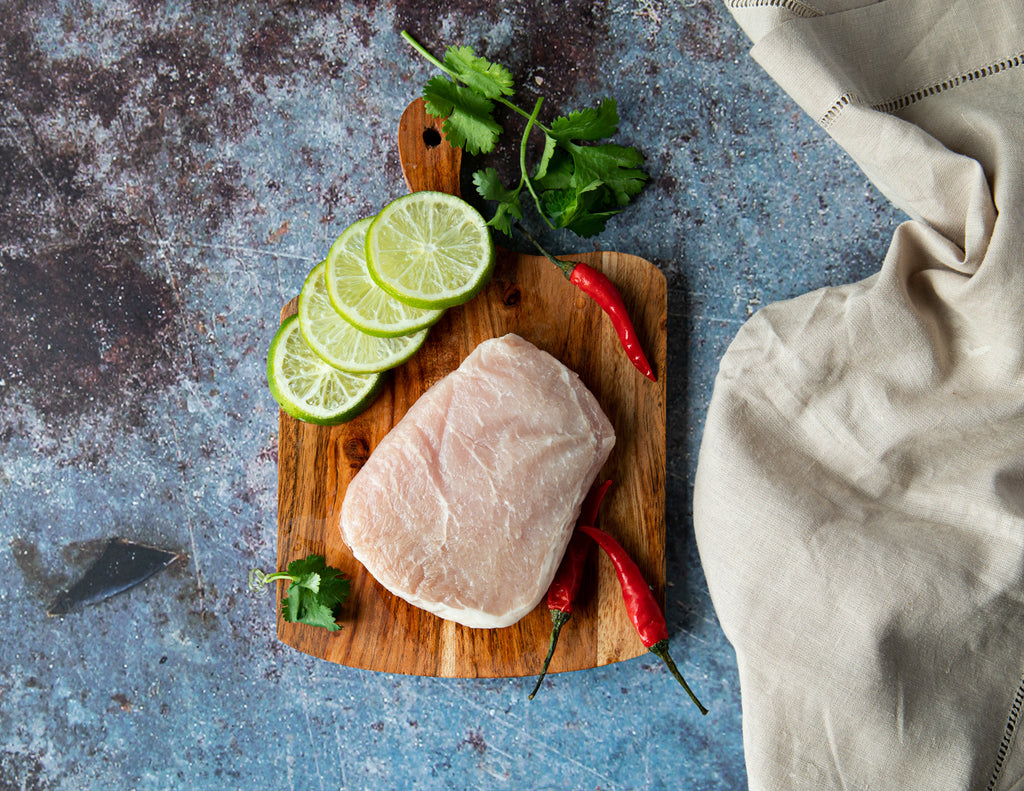 Sealand Quality Foods Raw Boneless Pork Steak Ready to Cook