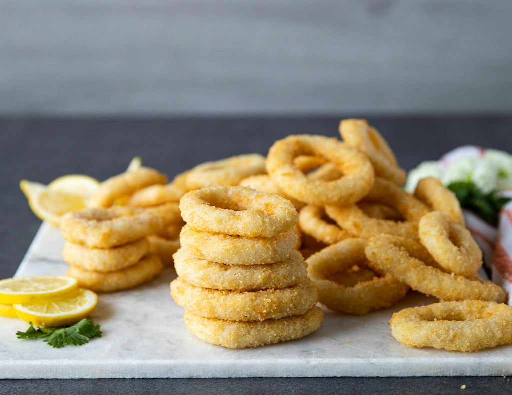 Frozen Breaded Calamari Rings from Sealand Quality Foods