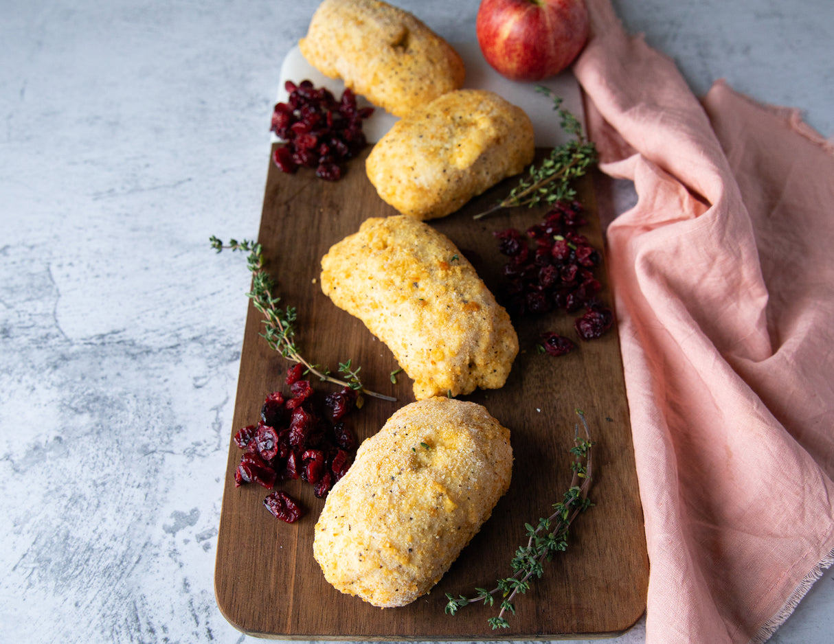 Brie, Apple and Cranberry Stuffed Chicken Breasts