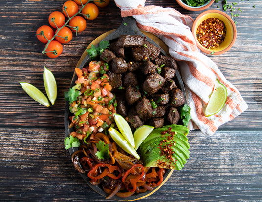 Mexican Fajita Steak with Sealand's Beef Tenderloin Tips