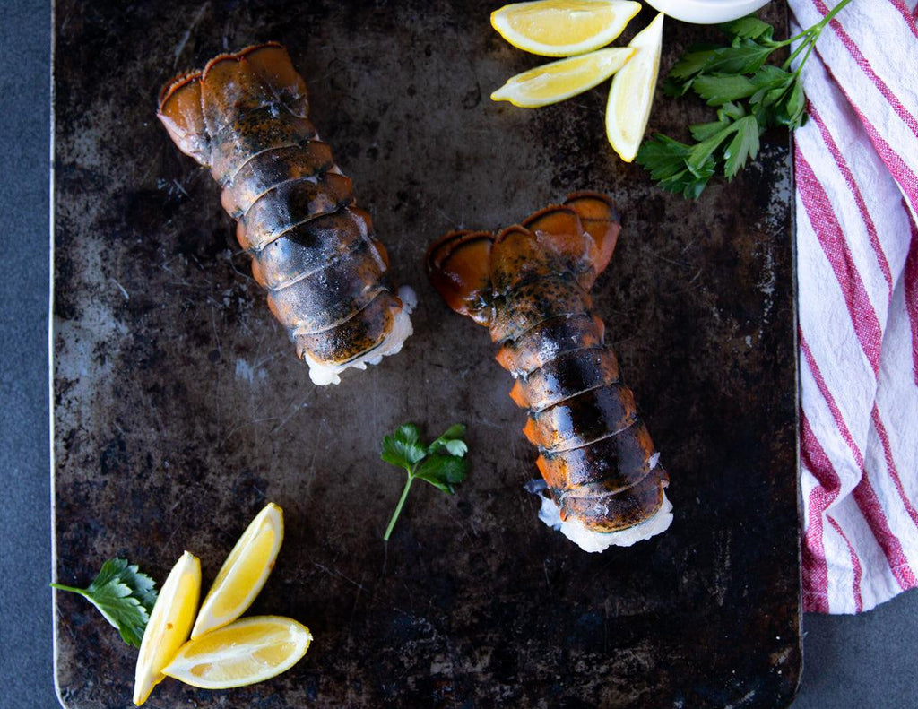 Two Frozen Canadian Lobster Tails from Sealand Quality Foods