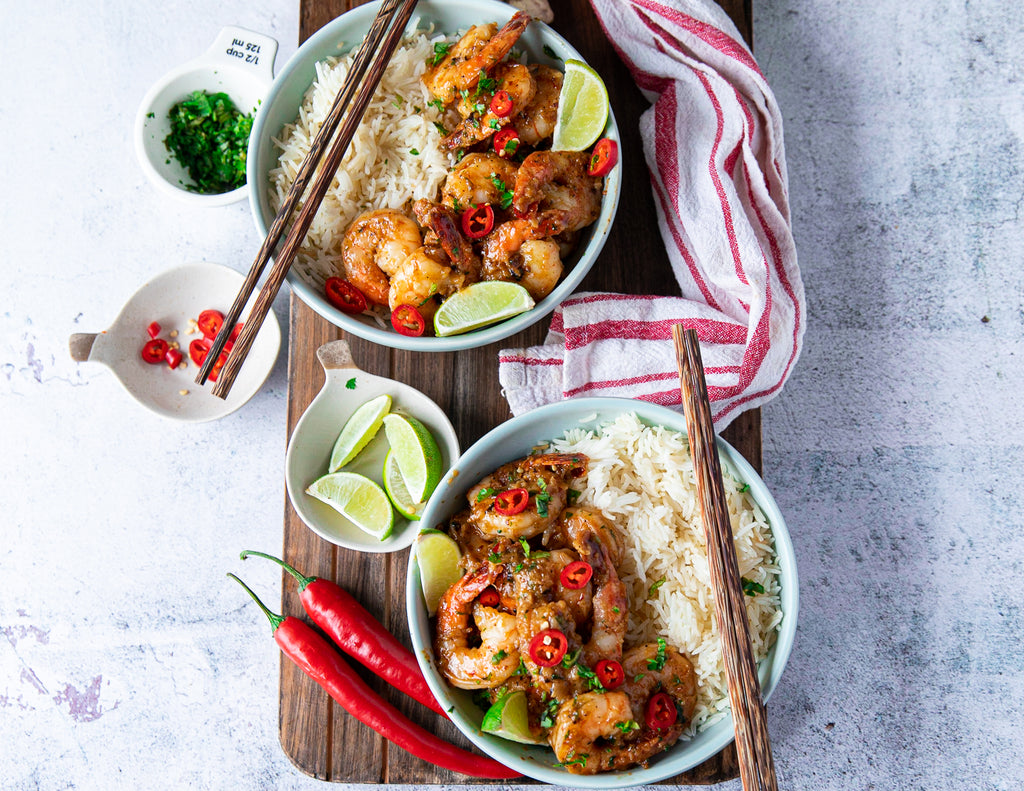 Sealand Quality Foods Chili Lime Shrimp with Rice and Hot Peppers