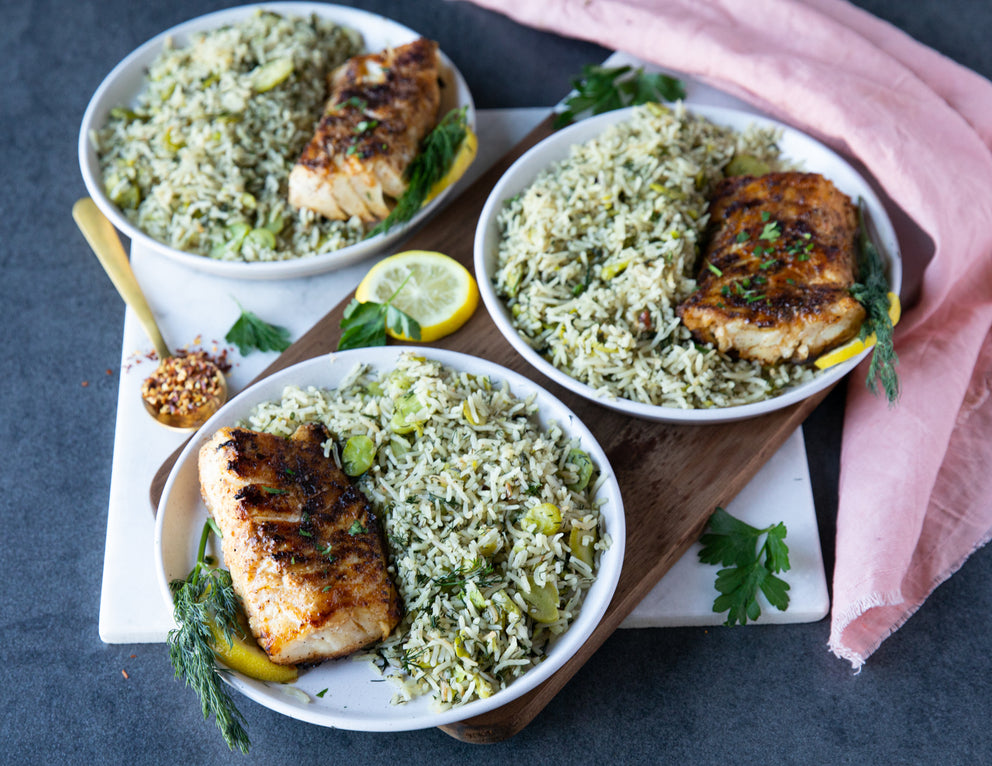 Sealand Quality Foods Cod Loins with Wild Rice Pilaf