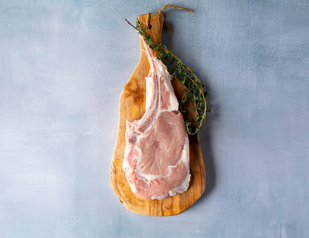Raw French Cut Milk Fed Veal Chop from Sealand Quality Foods