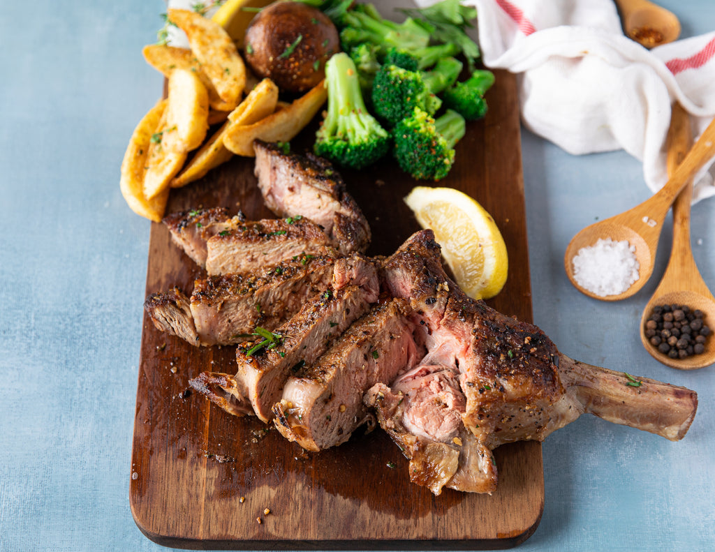 Sealand Quality Foods French Cut Veal Chops with Rosemary Lemon Butter