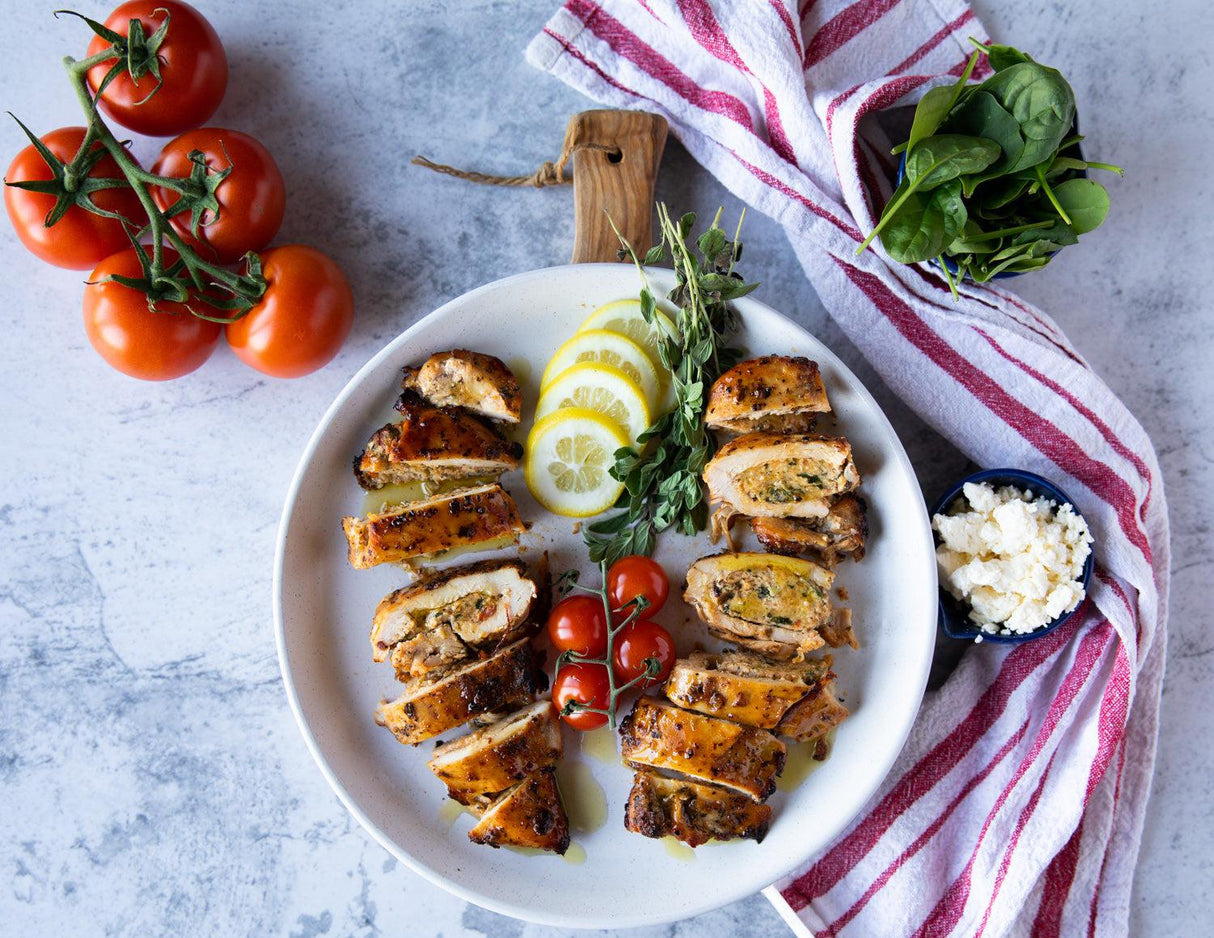 Gluten-Free Mediterranean Stuffed Chicken