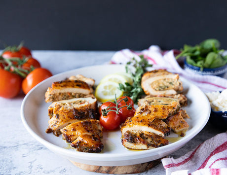 Gluten-Free Mediterranean Stuffed Chicken