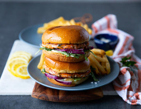 Gluten-Free Salmon Burgers