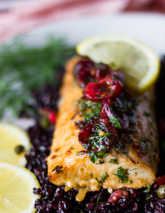 Sealand Quality Foods Baked Mahi Mahi with Cherry Dill Salsa