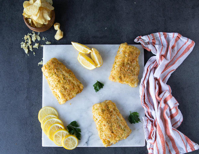 Potato Crusted Cod Fillets