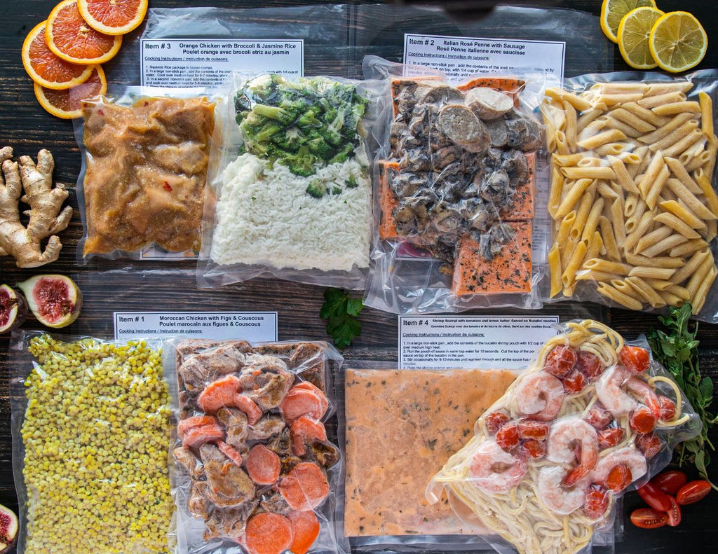 Sealand Quality Foods' Ready in Minutes packaged meal kit.